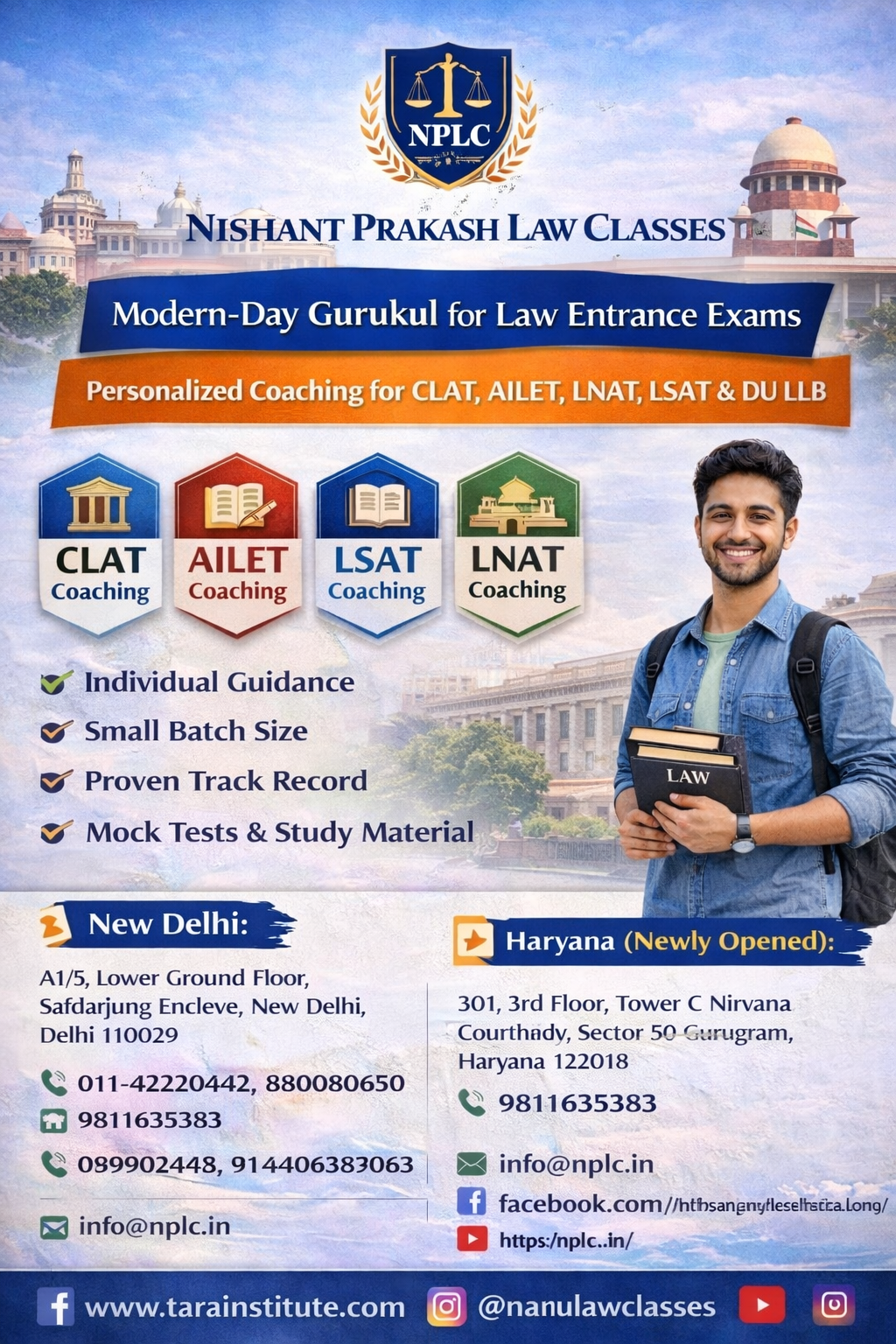 🎓 Nishant Prakash Law Classes (NPLC) – Top Law Entrance Coaching Institute ⚖️