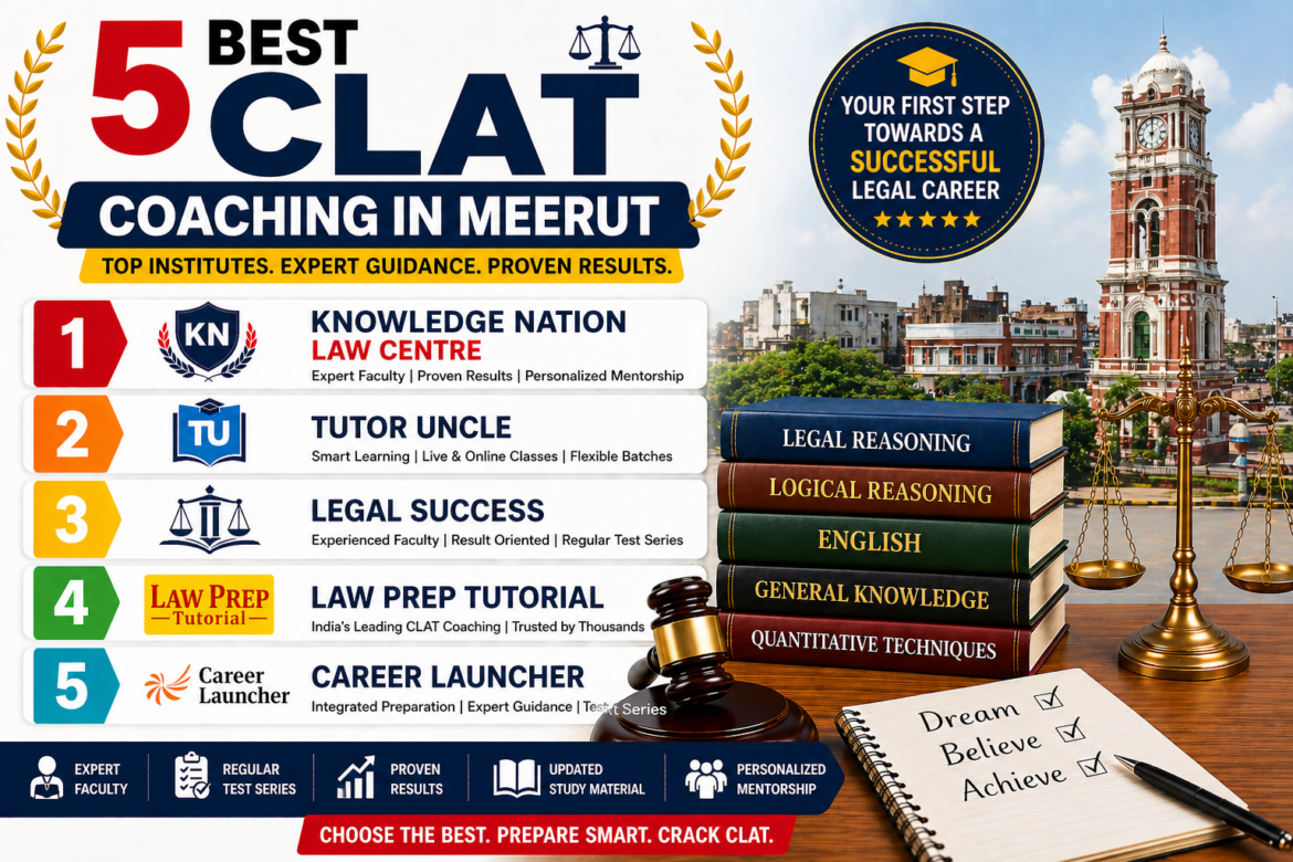 5 Best CLAT Coaching in Meerut
