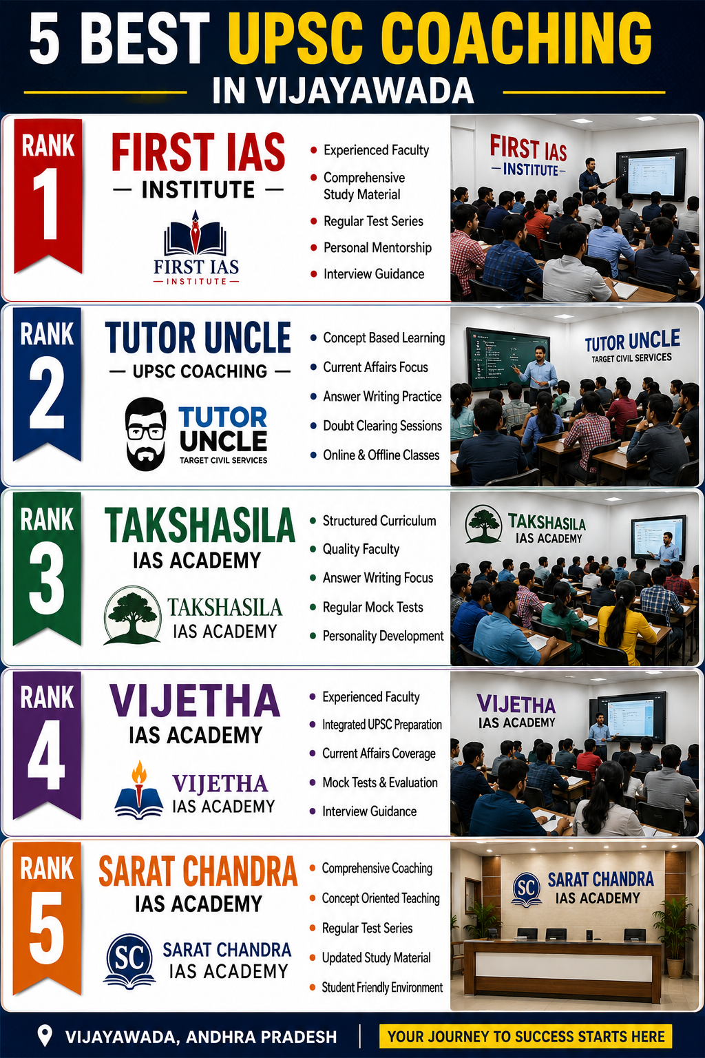 5 Best UPSC Coaching in Vijayawada